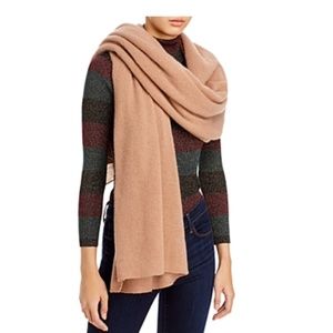 C By Bloomingdale's Cashmere Travel Wrap Camel PRICE FIRM